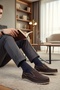 5183 100% Genuine Leather Orthopedic Sole Men's Casual Shoes – Seasonal Lightweight Men's Leather Shoes - 4