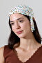 Colorful Sequined Hand Knitted Bandana – Handmade Tie-On Hairband