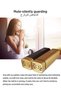 Bakhoor Rechargeable USB Power Electric Bakhoor for Home Clothing Hand-held Incense Burner Plastic, Black/Gold - 3