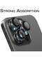 Camera Lens Protector for iPhone 15 Pro/15 Pro Max - Tempered Glass, Aluminum Ring, HD Clear - 5