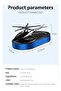 Car Air Freshener Mini Helicopter Rotating Solar Airplane - 4