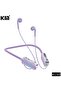 KL50 Bluetooth Neckband Earphones – 48H Playtime, LED Display, TF Card Slot, Multi-Functional Button