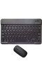 Rechargeable Bluetooth Keyboard and Mouse Combo Ultra-Slim Portable Compact Wireless Mouse Keyboard Set