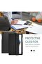 for Galaxy Tab A8 10.5 Case, Slim Stand Hard Back Shell Protective Smart Cover - Black - 3