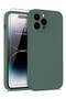 iPhone 14 Pro Max Case with Screen Protector,Enhance Camera Protection,Soft Flexible Silicone Gel Rubber Cover,Slim Fit Shockproof Protective Phone Case for iPhone 14 Pro Max 6.7" Dark Green