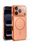 iPhone 17 Pro Case with Magnetic Wireless Charging Support Matte Glass Slim Shockproof Cover