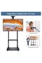 Mobile TV Stands Cart on Wheels for 42 to 86 Inch LED Flat/Curved TVs, TV Stand with Height - 4