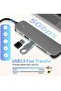 6-in-1 USB C Hub with USB 3.0, 4K HDMI, USB C PD, SD/TF Card Reader – Docking Station - 3