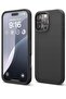 iPhone 16 Pro Case Cover - Full Body Protection, Shockproof, Slim, Anti-Scratch Soft Microfiber Lining (Black)