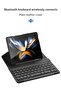 Samsung Galaxy Z Fold 4 Case, Screen Protector Keyboard Leather Case Stylus+Pen Slot - 2