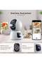 Dual-Lens Indoor Camera – 4MP 360° Dual Lens Smart Security Camera, WiFi Wireless, Expanded Viewing Angle - 3