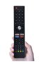 New Smart TV Remote Control for CHIQ Smart TV U55H7A, U58H7A, U43H7A – Replacement Aiwa LED Remote (GCBLTV02ADBBT), Black
