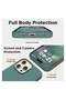 Compatible with iPhone 15 Pro Max Liquid Silicone Case, Shockproof Cover - Pine Green - 4