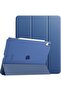 Navy Blue Slim Stand Cover for iPad Air 13" M2 (2024) with Touch ID Support & Auto Wake/Sleep Smart Shell