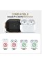 Electroplated Case for AirPods Pro 2nd Gen 2022, Dual Side Secure Lock Hard Shell Cover (Black) - 6