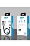 3in1 Fast charging Data cable type C ios and Micro Usb 3A, 1.2M GD-UC511 - 3