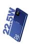 Powerbank 20000mAh Fast Charging 22.5W with 4 Built-in Cables, 2 USB + 2 PD Ports, Digital Display