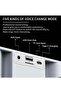 Karaoke Machine with 2 Wireless Microphones, Portable Bluetooth Speaker PA System - 7