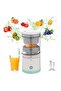 Electric Citrus Juicer, Hands-Free Portable USB Charging Powerful Electric Juicer Cordless Fruit Juicer, Multi functional 1-Button Easy Press Lemon Orange Squeezer Machine for Kitchen
