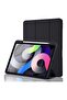 iPad Air 4 Case 2020, iPad Air 4th Generation Case with Pencil Holder (Black)