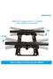 Tilt TV Wall Mount, Wall Mount TV Bracket for 26-75 inch TVs Holds up to 50kg, Low Profile Tilting TV Mount - 3