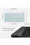 Ultra-Slim Bluetooth Keyboard and Mouse Combo Rechargeable Portable Wireless Set for Apple iPad iPhone - 4