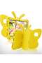 iPad 10 (10th Gen) Kids Case, iPad 10.9 (2022) Butterfly Case with Kickstand (Yellow)
