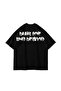 816 Tactical Vest Graphic Oversize Black T-Shirt - 2