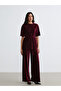 Crew Neck Belted Women's Tunic - 2