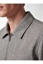 Southblue Gray Regular Fit Shirt Collar Men's Jacket - 3