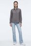 Long Sleeve Modal Classic Collar Oversize Shirt - 4