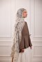 Lalin Patterned Soft Shawl Mink - 2