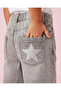 Girls Grey Embellished Wide Leg Jeans - 3