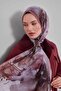 شال رياضي مطبوع عليه زنبق أرجواني - 3