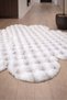 Bubble Modern Decorative Non-Slip Base Daisy Model Carpet - 2