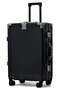 Aluminum Frame 20 Inch (7-10kg) Carry On Luggage, Silent Spinner Wheels, Zipperless Hard Shell, Secured Lock, Suitcase