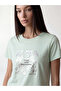 Original Oval Collar Printed Women's T-Shirt - 3