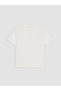 Two Mt Shop Quality Lcw Vision White Printed Narrow & Slim Short Sleeve Women's T-Shirt - 6