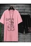 Unisex Oversize Shorts Set Short Sleeve T-Shirt Comfortable Fit Summer Casual Sports