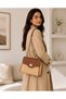 Genuine Leather Women's Shoulder Bag 28×19×10 cm | Matching Wallet | Luxury Chain Handbag | Ladies Leather Purse - 2