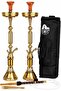 HOOKAH Luxury Gold Hookah 90cm A1251