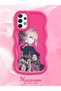 Samsung Galaxy A73 Compatible Case Camera Protector Red Silicone Couple Phone Case Girl Pattern - 2
