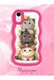 iPhone Xr Compatible Case Camera Protector Red Silicone Couple Phone Case Cat Pattern - 2