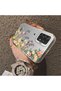 Samsung Galaxy A52S 5g Compatible Silicone Edge Hard Back Case Couple Phone Case with Floral Pattern - 4