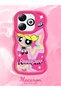Infinix Hot 40I Compatible Case Camera Protector Red Silicone Couple Phone Case Powerpuff Pattern - 2