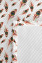 Peacock Feather Pique Set - Bohemian Green Orange Single Size 160X220 cm Seasonal Bedspread - 7