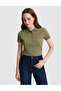 Khaki Slim Fit Cotton Polo Collar Basic T-Shirt 50325456-Vr027 - 3
