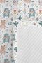 Pastel Animal Figured Children's Room Single Pique Set-Mint Powder 160X220Cm Quilted Bedspread - 7