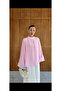 Oversize Design Blouse with Back Zipper - 3