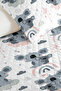 Koala Rainbow Gray Children's Room Single Pique Set - Pastel Cloud Pink 160X220 cm Bedspread - 3